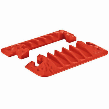 Pair Cable Protector End Caps Hd Orange - Model CPEC5X125-O
